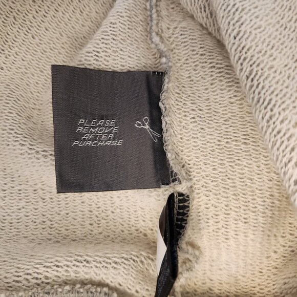 MARC ANTHONY 1/4 Snap Sweater Pullover Gray Cotton Chest Pocket Mens Medium NEW - Picture 9 of 9